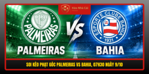 Soi Keo Phat Goc Palmeiras Vs Bahia 07H30 Ngay 9 10